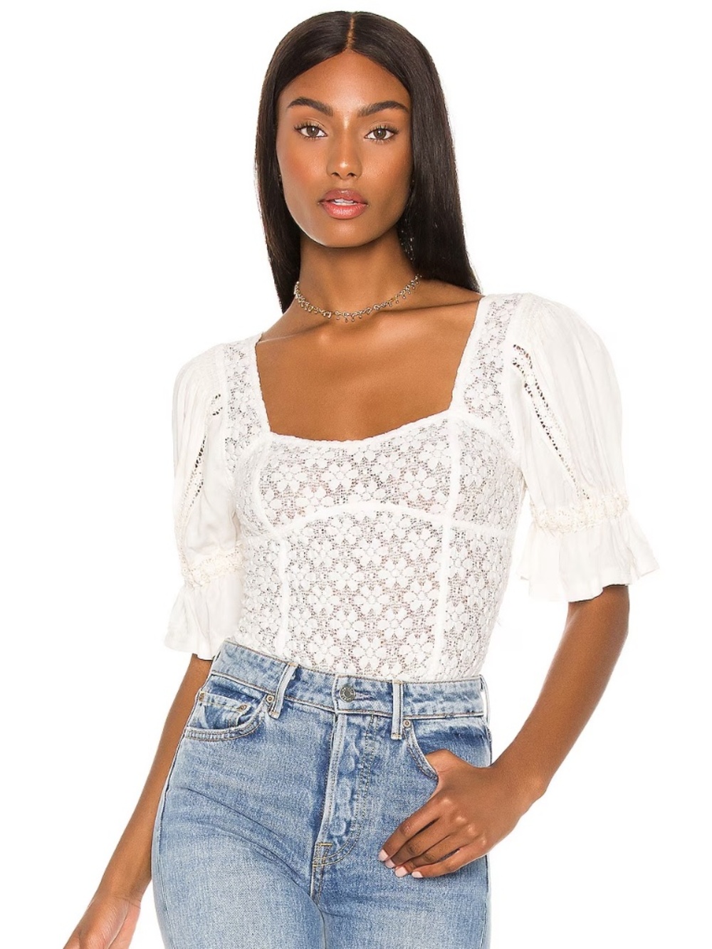 Free People Spring Fling Top Size M